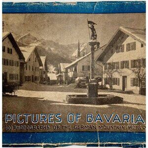 Pictures Of Bavaria 1914 Military WW1 Photograph Booklet For US Troops RARE HBS